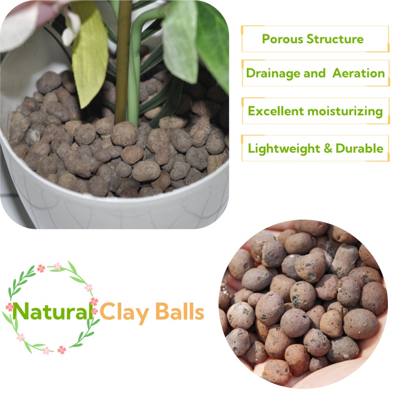 Clay Pebble Growing - Bolas de Argila Orgânica 2L/1L, Argila