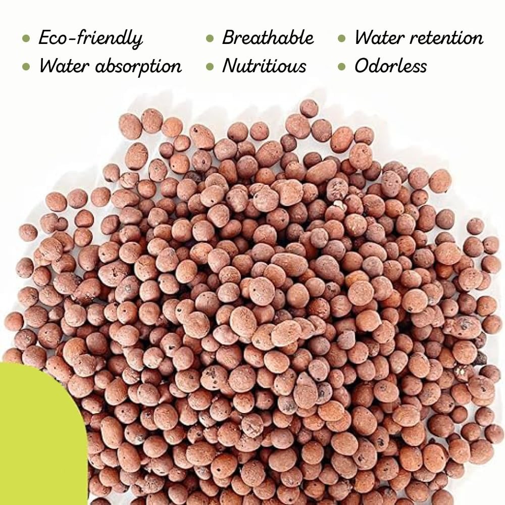 Clay Pebble Growing - Argila Expandida para Hidroponia, 30 Litros,