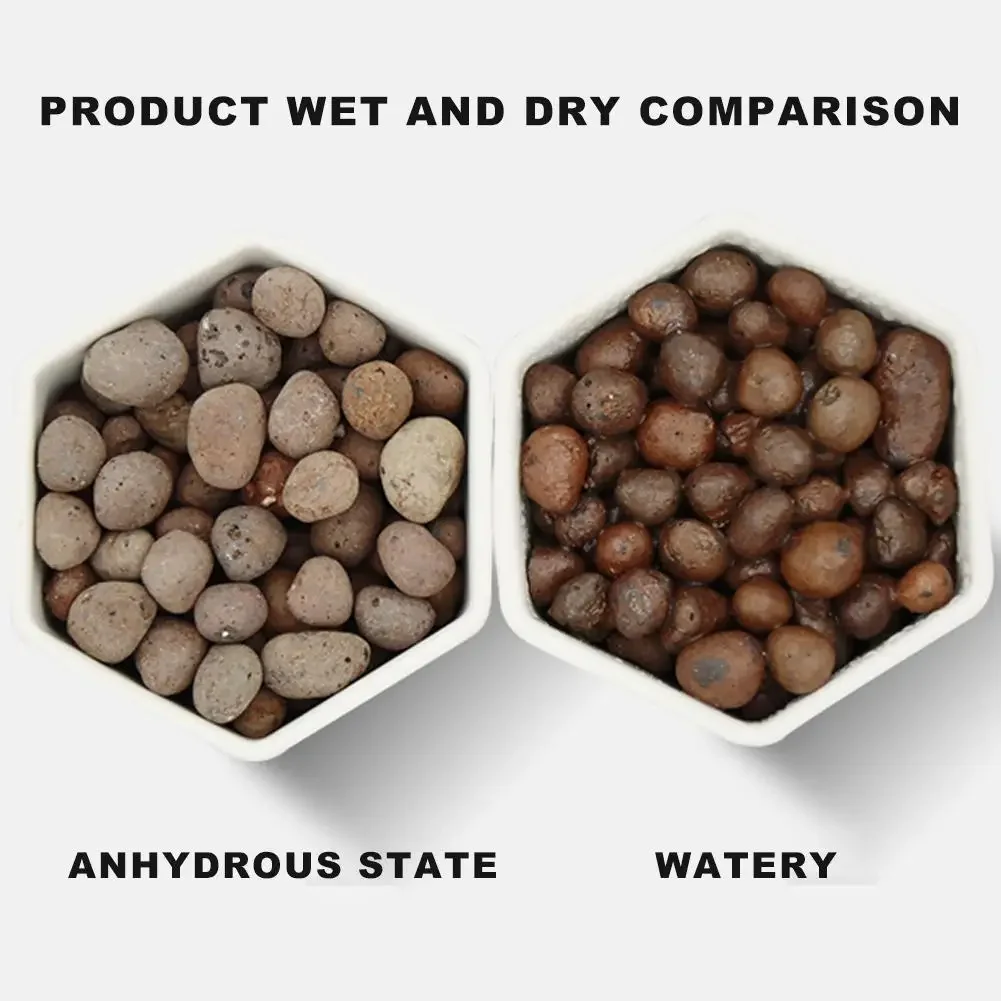 2l bolas de argila de drenagem - Clay Pebble Growing avaliação e preço