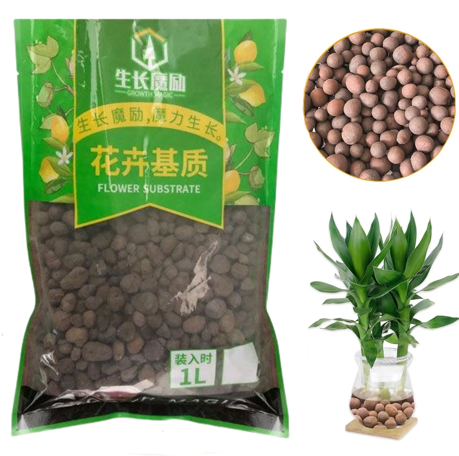 Bolas de Argila Orgânica 2L/1L - Clay Pebble Growing avaliação e preço